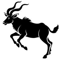 silhouette of a deer