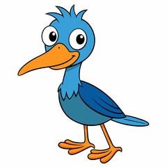 illustration of cartoon bird