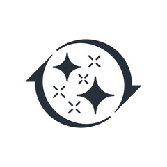 Creative, alternative thinking. Creative process.Vector linear icon isolated on white background.