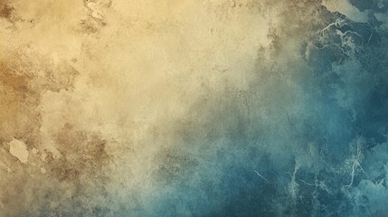 Abstract Background with Yellow to Blue Gradient and Texture