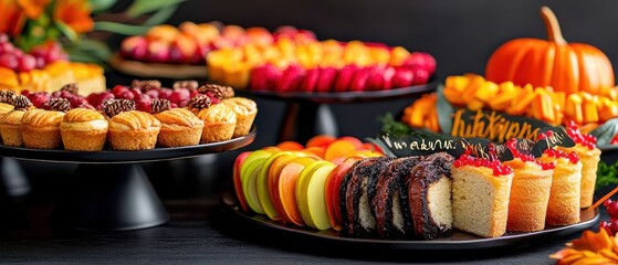Festive Fall Fruit Platter