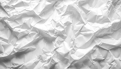 Obraz premium Wrinkled paper with pattern, rough texture, damaged sheet generated by AI