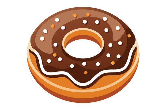 recommend clip art: Choco Donut silhouette D.eps