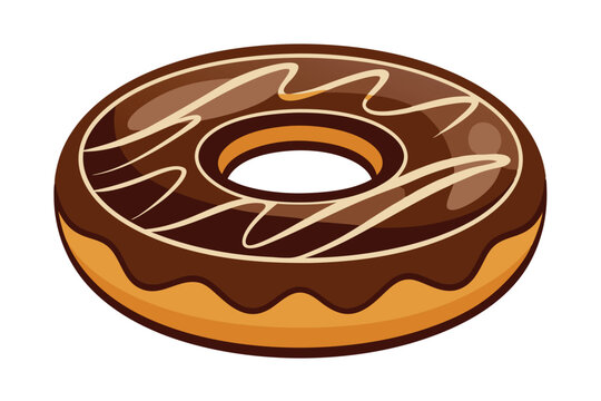 recommend clip art: Choco Donut silhouette G.eps