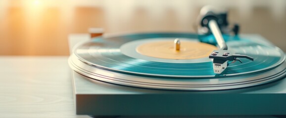 Fototapeta premium A turntable with a stylus on it