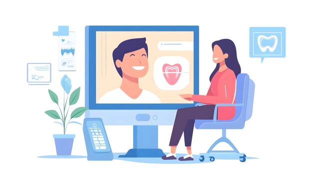 Remote Dental Consultations Through Teledentistry Technology and Digital Platforms