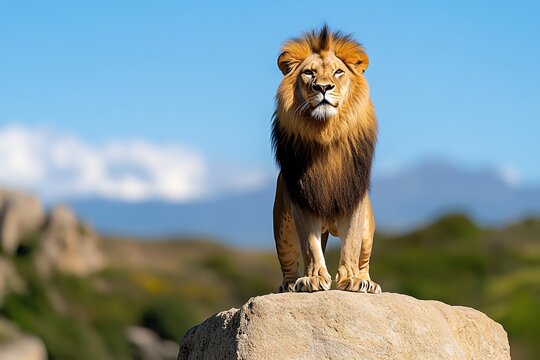 Heraldic animals, rampant lions, soaring eagles represent power and vigilance