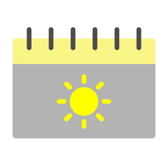 Bright Beginnings Vector Flat Icon Design