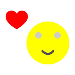 Optimistic Outlook Vector Flat Icon Design