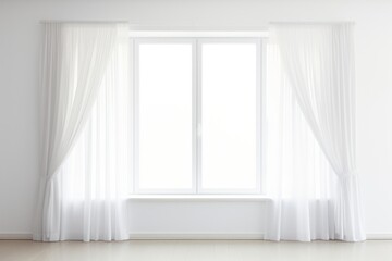 Window backgrounds curtain white.