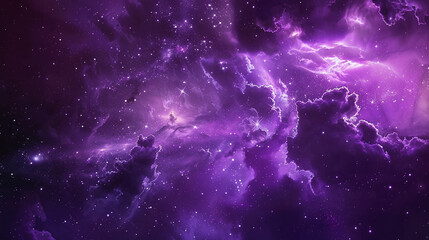 realistic violet purple starry sky galaxy nebula milky way high contrast microscopee photography astronomical landscape view photograph outer space 