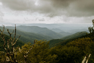 Fototapeta premium clouds over mountain