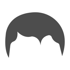 Hair Vector Flat Icon Design