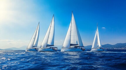 Sailing Adventure on a Sunny Day