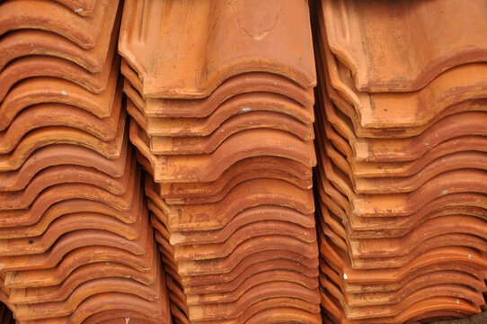 telhas  de barro de telhado 