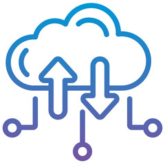 Cloud Traffic Icon