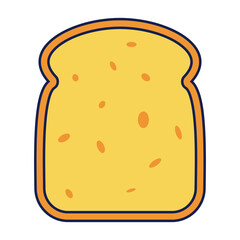 Wheat Bread Illustration