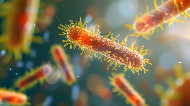 A highly detailed and realistic close-up of this bacteria: **Ureaplasma urealyticum** - Causes urinary tract infections and can be associated with reproductive issues.