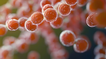 A highly detailed and realistic close-up of this bacteria: **Neisseria meningitidis** - Causes bacterial meningitis and meningococcal disease.