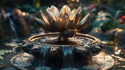 Intricate 3D floral design beautifully highlighted in decorative photography