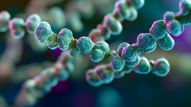 A highly detailed and realistic close-up of this bacteria: **Neisseria meningitidis** - Causes bacterial meningitis and meningococcal disease.