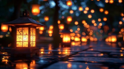 Japanese Lantern Glow.