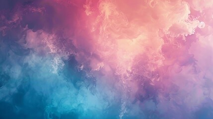 Obraz premium Vibrant abstract background with swirling colorful smoke effects.
