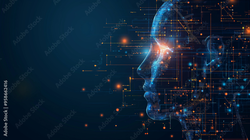  the concept of llm, ai large language model with icons concept. ai deep learning to use for work sup