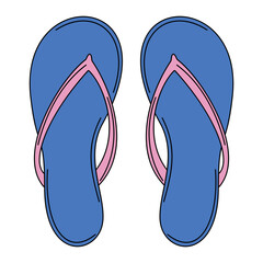 Slippers Icon Perfect for designs related to spa services, massage, body treatment, and the like