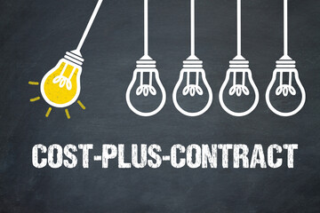 Fototapeta premium Cost-plus contract 
