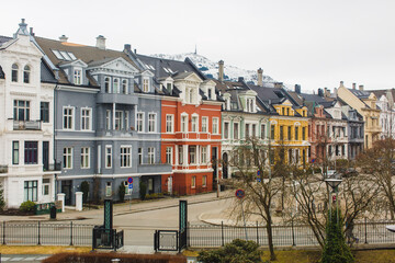 Fototapeta premium houses in bergen