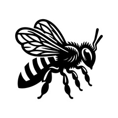  flying honey bee bumblebee character vector design