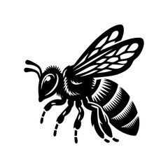  flying honey bee bumblebee character vector design