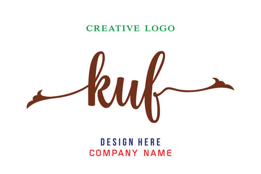 KUF  lettering logo is simple, easy to understand and authoritative