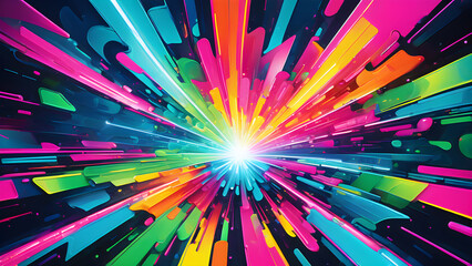 Colorful Abstract Graphics Background 