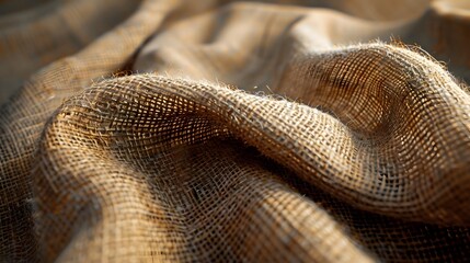 Fototapeta premium A piece of fabric with a pattern of brown and white