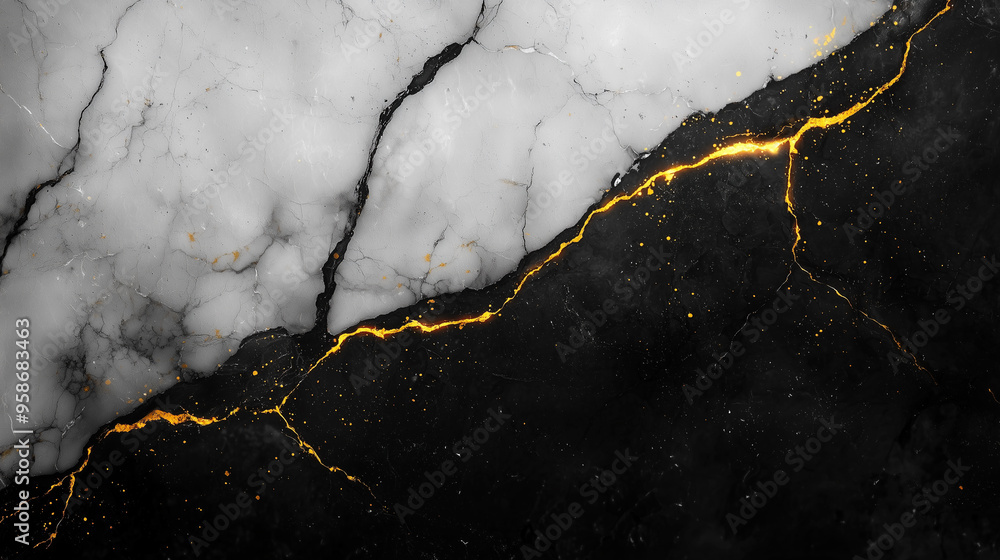 Poster abstract marble textures with intricate veins in bold, contrasting patterns and vibrant colors.