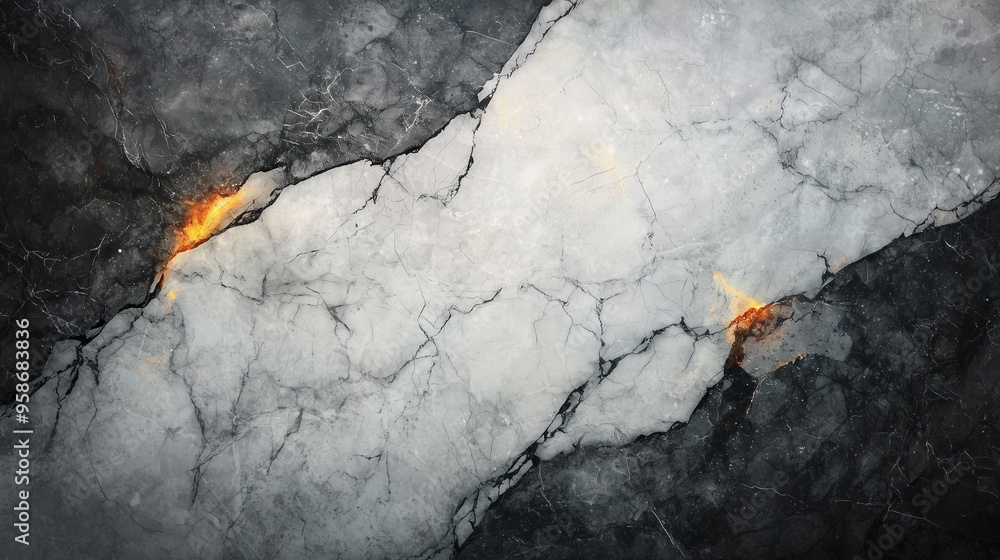 Poster abstract marble textures with intricate veins in bold, contrasting patterns and vibrant colors.
