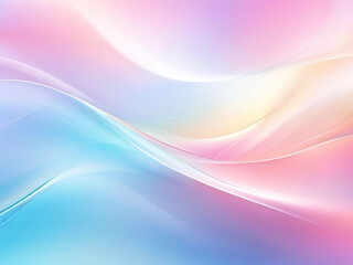 Fototapeta premium Abstract background with soft pastel colors and flowing lines.