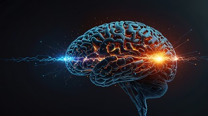 Fototapeta premium Digital Brain Network