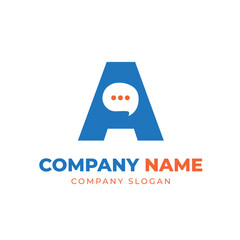 Lettre A Logo Chat Design Moderne Vectoriel