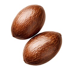 Macro Kola Nut on White Background