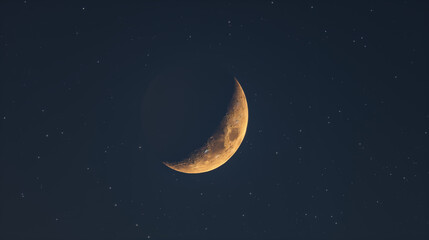 night sky with moon