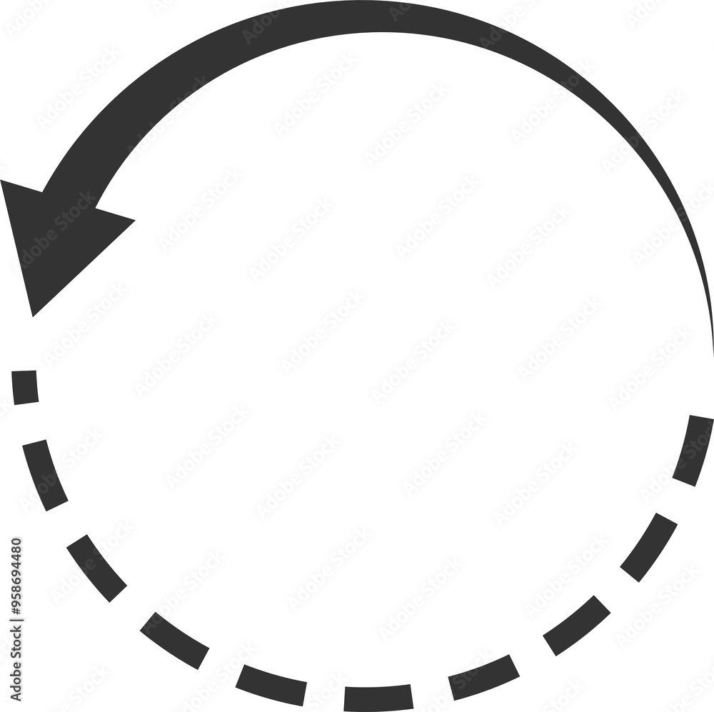 Aufkleber rotate tool icon - high-resolution vector design for rotation functions, ideal for graphic design, p