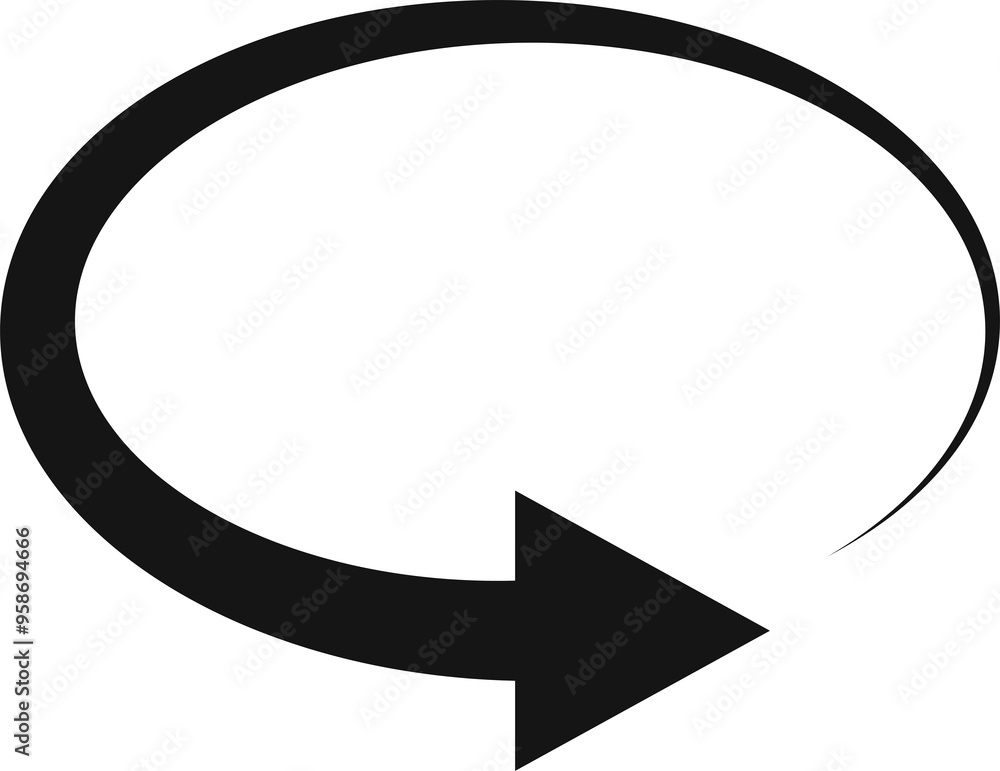 Poster anticlockwise round arrow icon - high-resolution vector icon for reverse, undo, and circular motion,