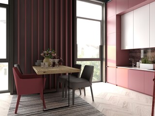 modern living room interior