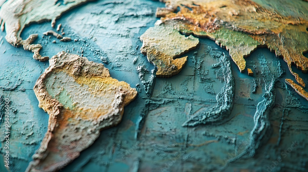 Poster tectonic plate boundaries and earthquake distribution:a geospatial visualization