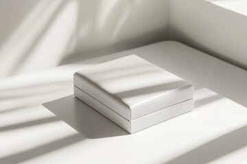 White Gift Box with Shadows