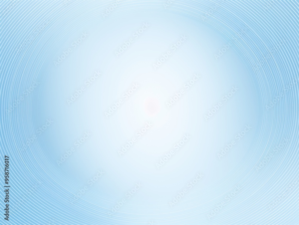 Wall mural sky blue thin barely noticeable circle background pattern isolated on white background with copy spa