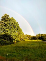 Tęcza na wsi © Adrianna